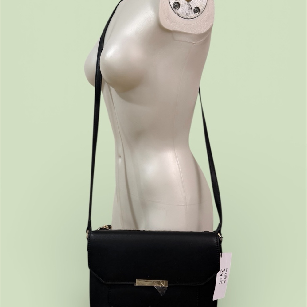 Naturalizer Cinty shoulder Elegant Black Crossbody Bag
